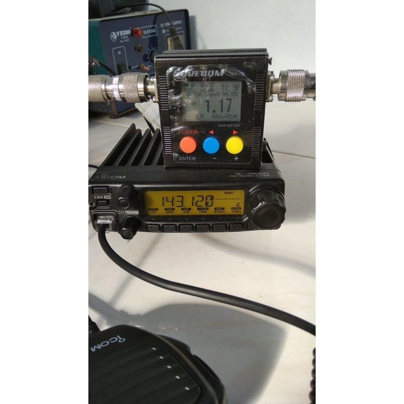 RADIO RIG ICOM 2200H BLACK 65 WATT NORMAL