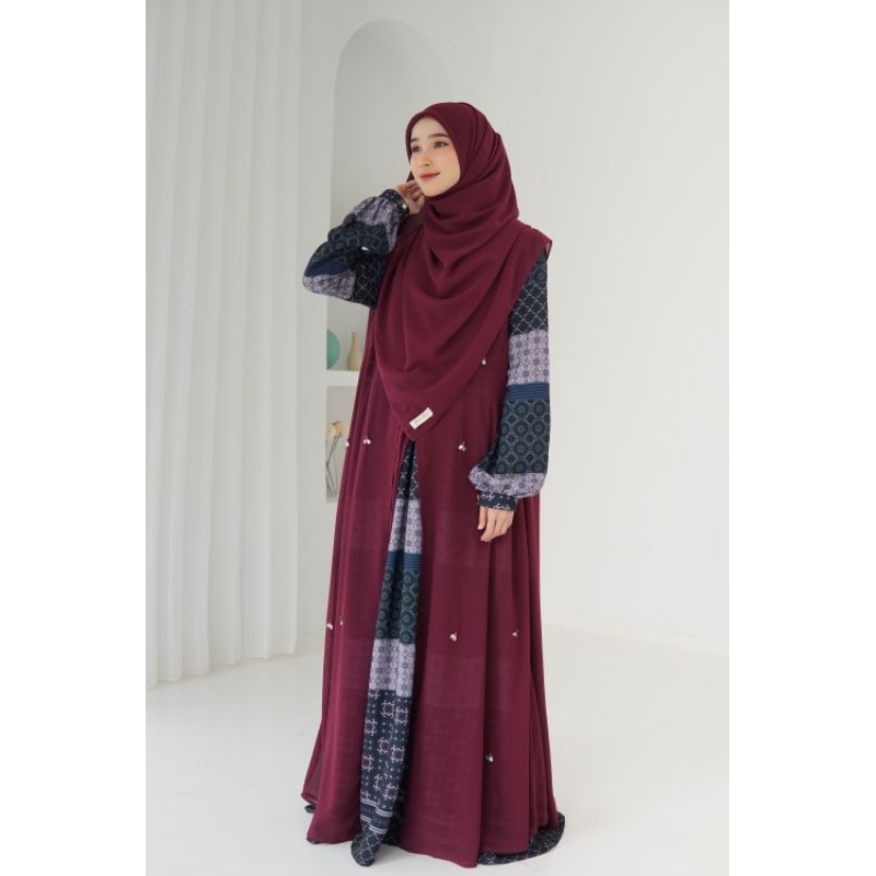 READY Tanzeela Dress Gerai.aliyah - gamis busui denaf.outfit