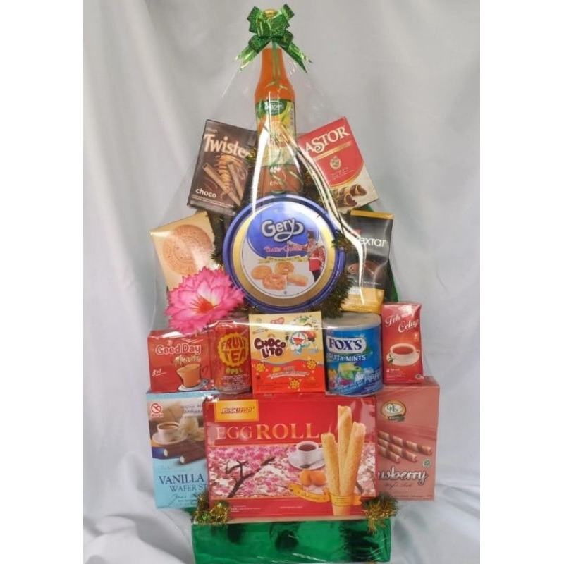 parsel lebaran kue kering premium /hampers premium snack/parcel mewah