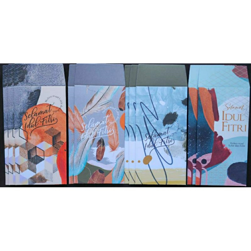 

(isi 10 pcs) Amplop lebaran tebal 4 desain Amplop Idul Fitri tebal premium