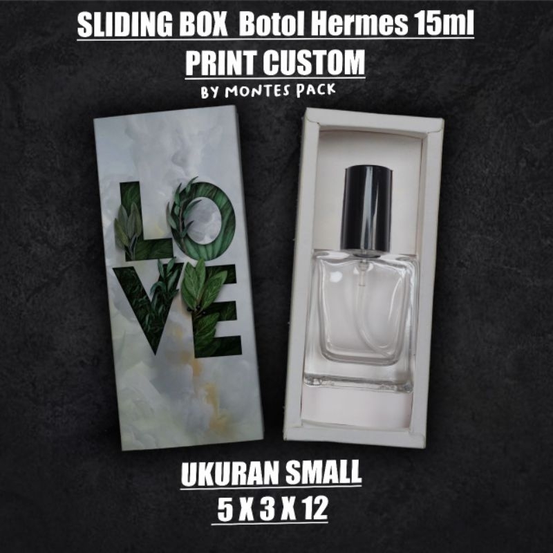 

MINI SLIDING BOX CUSTOM for Hermezz 15ml / Box hermez 15ml Custom PRINT