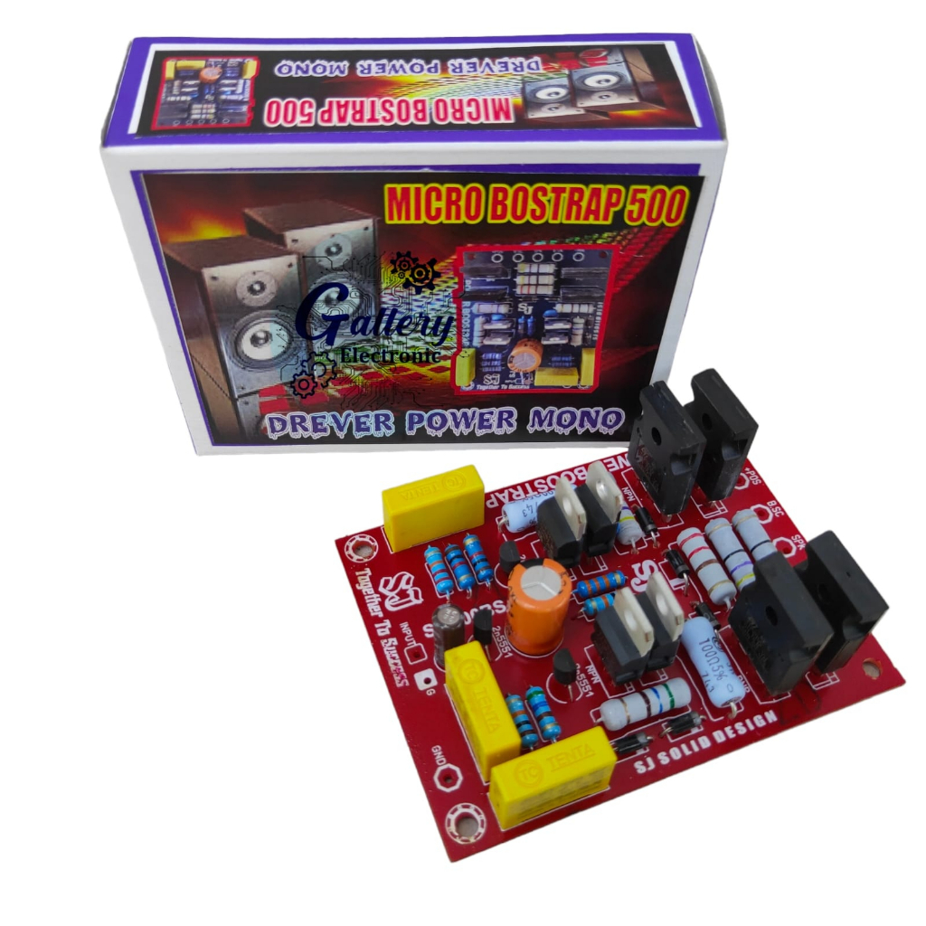 Driver Power Amplifier Mono BOSTRAP SJ.500BS Low Sub Fiberglass Terbaik