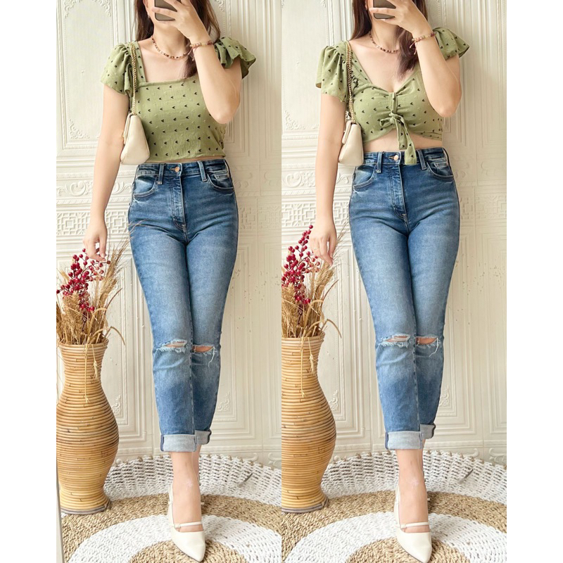 ATASAN CROP BAHAN URAGIRI