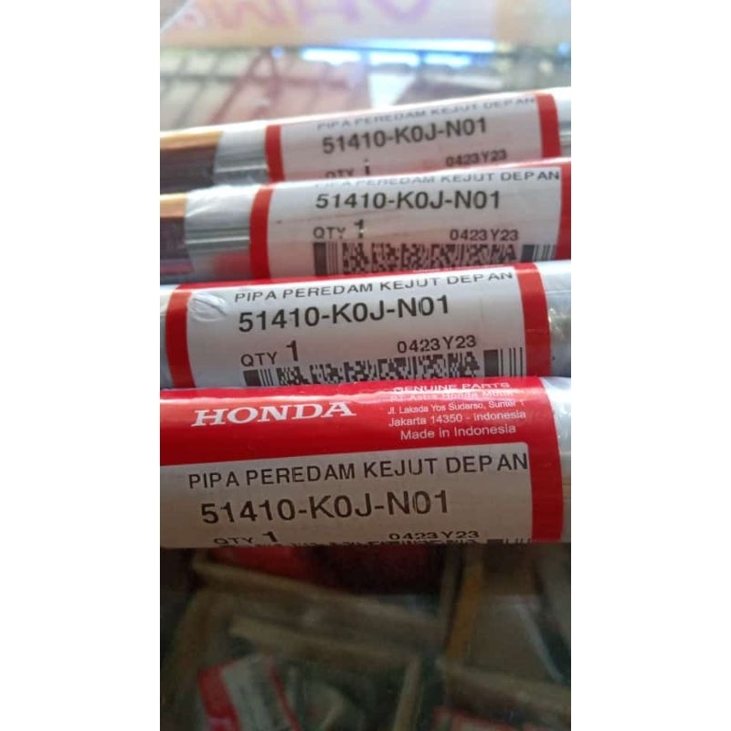 pipa pipe As linggisan shock kejut 51410-K0J-N01 Honda Genio BEAT deluxe LED Ori Asli Ahm