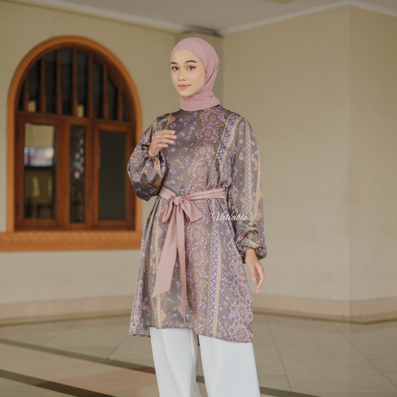 Alishba Pattern Tunic Silk Valiable (Limited stock)