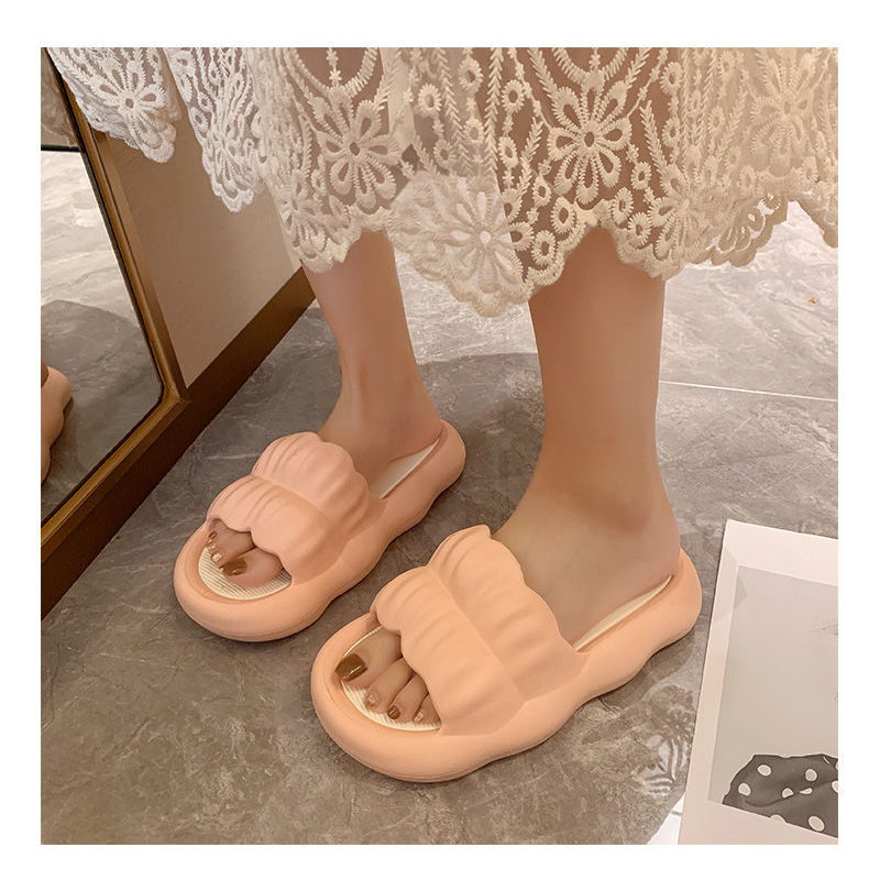 Sandal Slip On PVC CUTE Sendal Rumah Nyaman Slipper Korea Soft Rubber Non Slip Flip Flop Sandal Rumah Sendal Wanita Kekinian Selop Comfortable EVA 2328