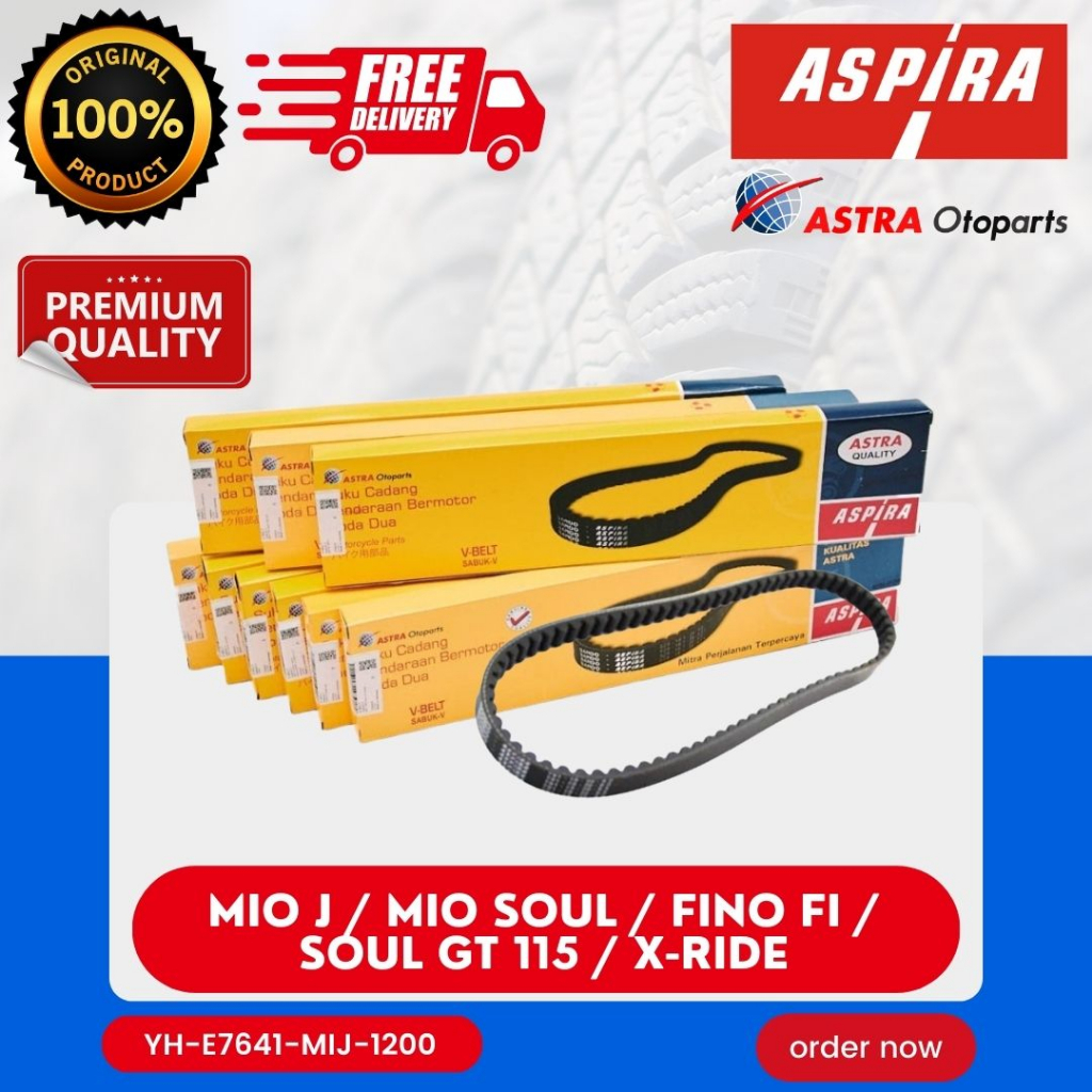 [READY COD] V-BELT ASPIRA / VANBELT ASPIRA / FANBELT VAN BELT V BELT MIO J / SOUL / GT 115 / RIDE / 