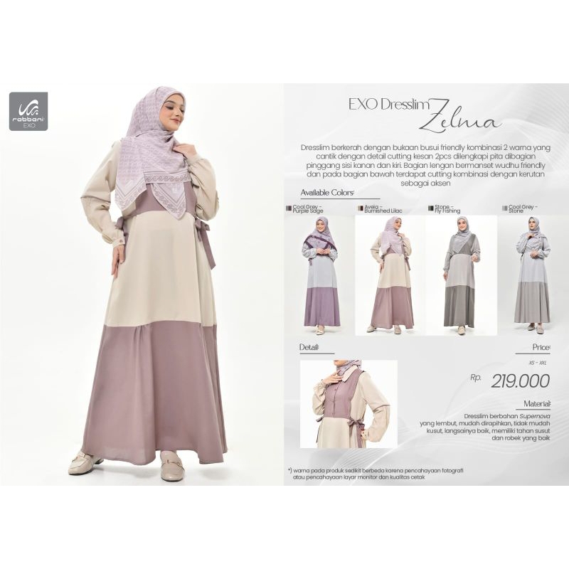 RABBANI EXO DRESSLIM ZELMA