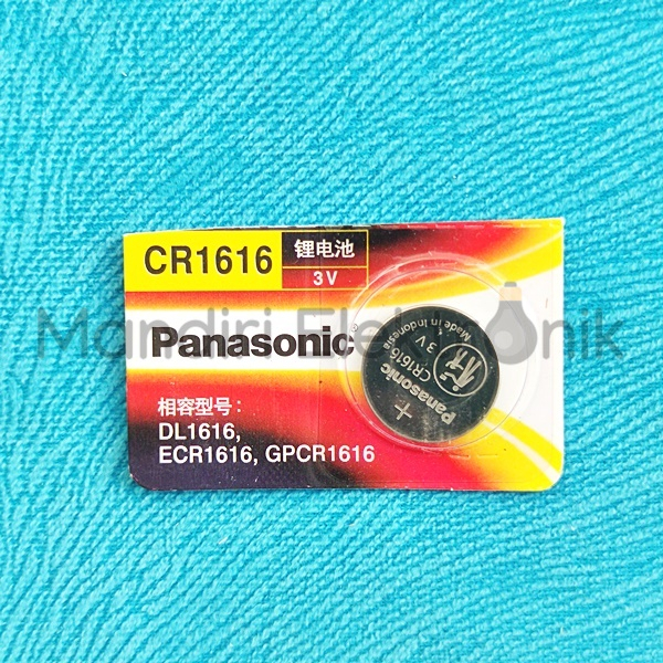 Baterai CR1616 Panasonic Battery Batre Jam Tangan Panasonic 1616 3V Original Baterai Kancing Panasonic 1616