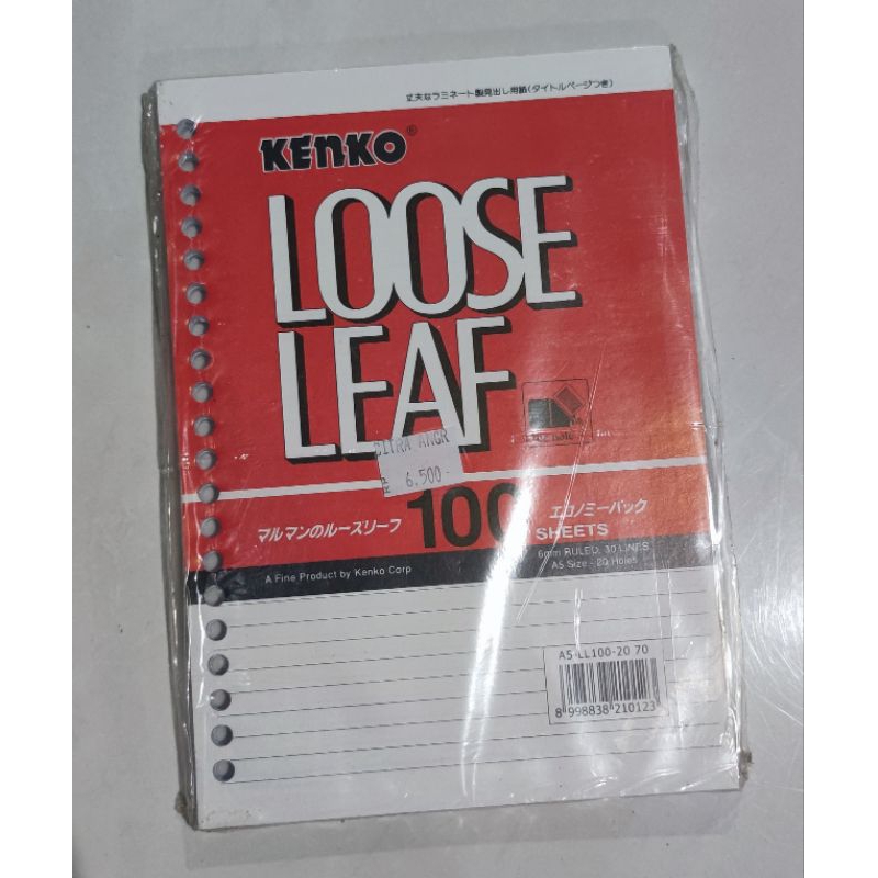 

Kenko Loose Leaf A5 100Sheets