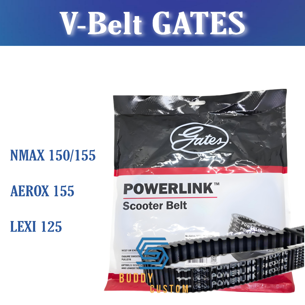 Vbelt Gates Nmax 150/155 Aerox 155 -Vanbelt Aerox 155 Nmax OLD - Vbelt Nmax 150/155 Aerox 155 -Vanbe