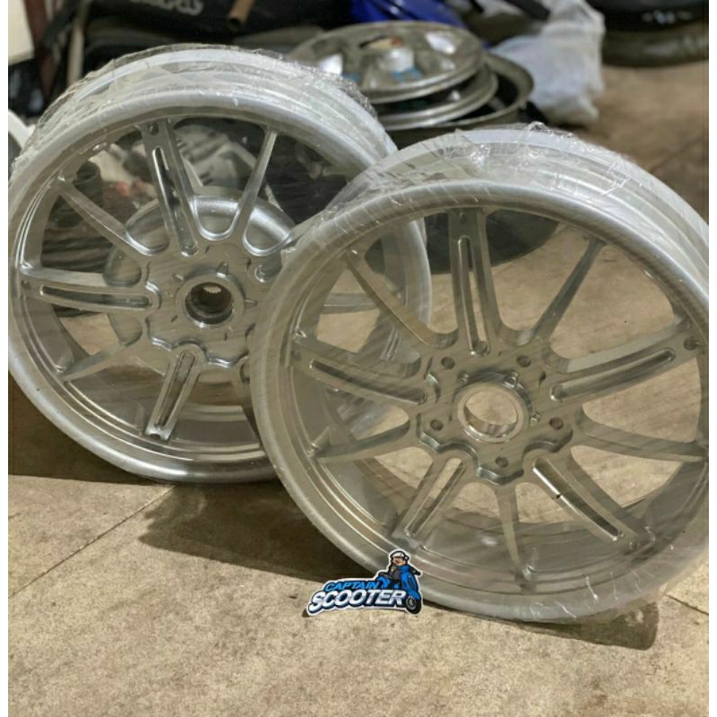 velg drag silver ring12 vespa sprint primavera lx s