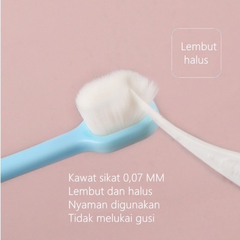 Sikat Gigi Anak Cotton Mini Soft Toothbrush Kids Sikat Gigi Anak Bayi Bulu Halus Round Brush Head Karakter Hewan Lucu RB4