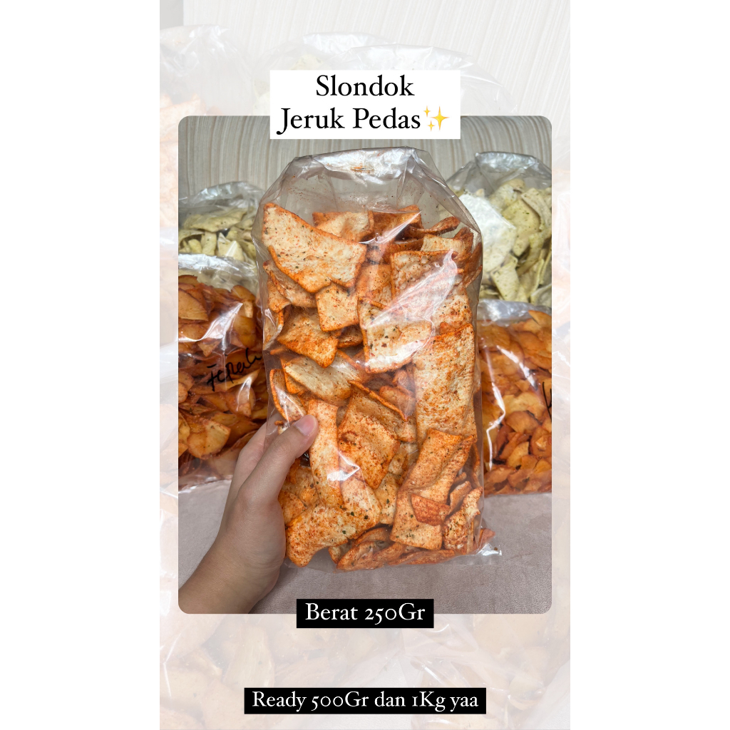 

Slondok Jeruk Pedas dan Jeruk Asin (1000Gr)