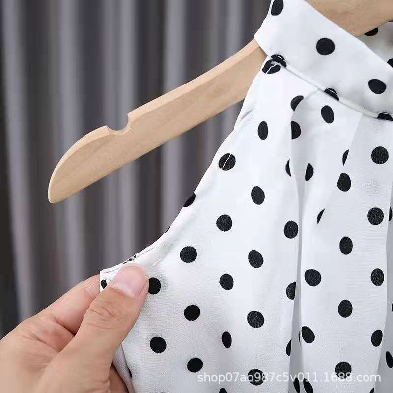 SETELAN BAJU ANAK PEREMPUAN SIFON POLKADOT SETELAN ANAK PEREMPUAN IMPORT