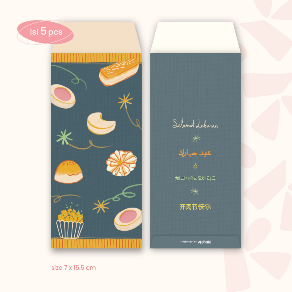 

Amplop Lebaran Idul Fitri (isi 5 pcs) ALC02