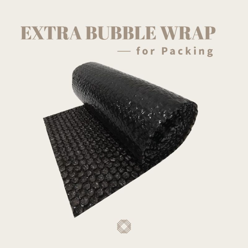 

packing tambahan - kardus//bubble wrap.
