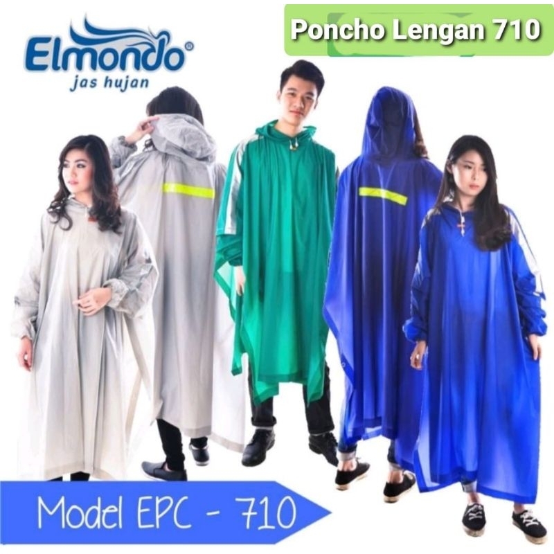 Jas hujan poncho elmando