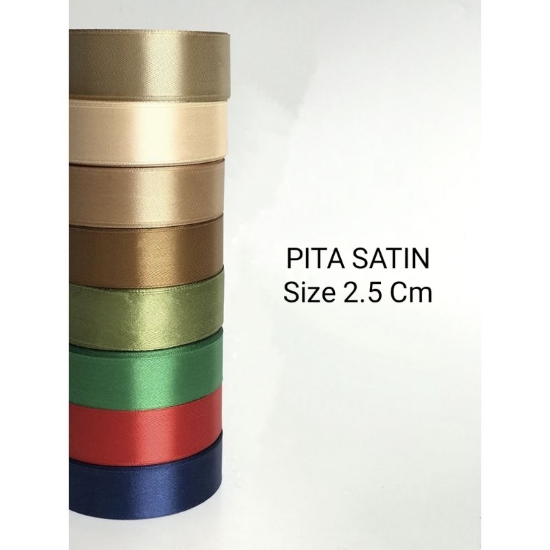 

Pita Satin Pita Bungkus Box Gift Hampers 1 Roll 20 Yard