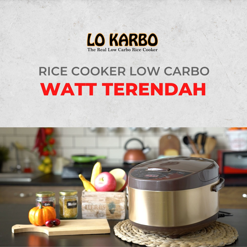 LO KARBO RICE COOKER - LOW CARBO RICE COOKER