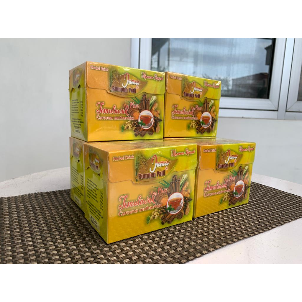 

Minuman Rempah Kesehatan Jamu Temulawak Instan Rumpun Padi