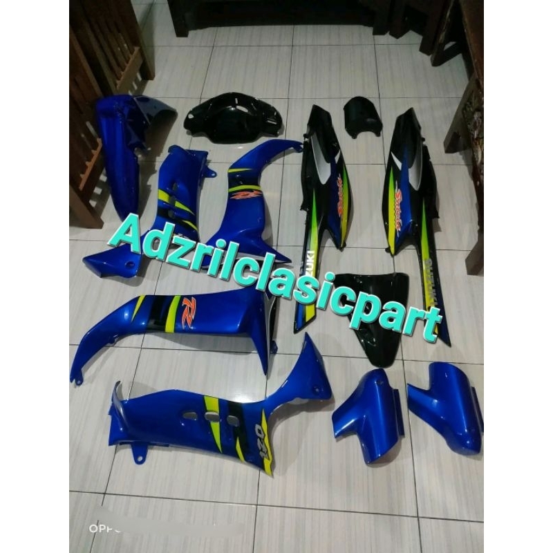 COVER BODI FULSET SATRIA HIU MALAYSIA 2TAK BIRU HITAM