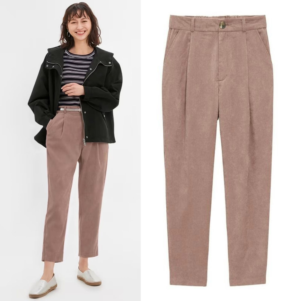 Unq button waist pants