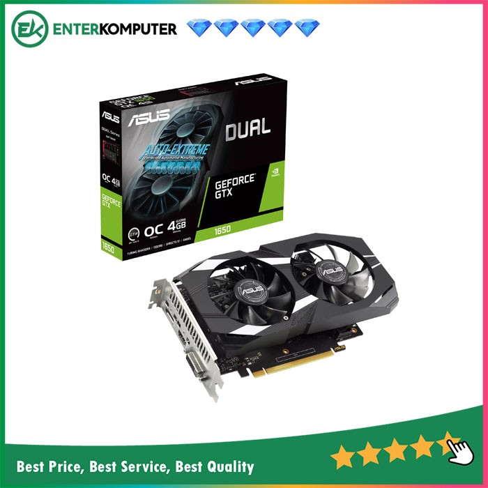 Asus GeForce GTX 1650 4GB DDR6-P - Dual-V2 OC Edition