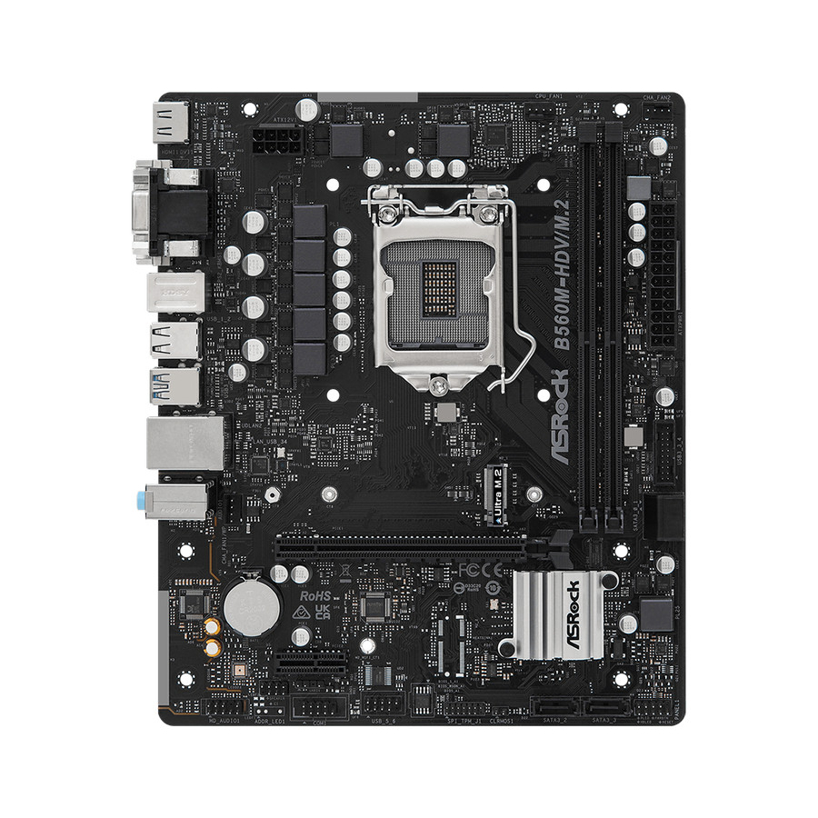 ASRock B560M-HDV/M.2 (LGA1200, B560, DDR4, USB3.2, SATA3)