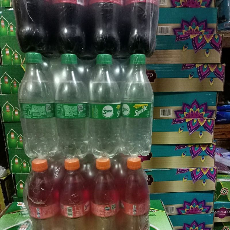 

Sprite,fanta, Coca-Cola botol @12x250ml