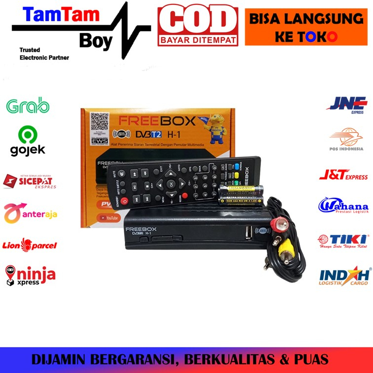Set Top Box TV Digital STB Freebox by Evinix H-1 Box DVB-T2 DVBT2 UHF EWS