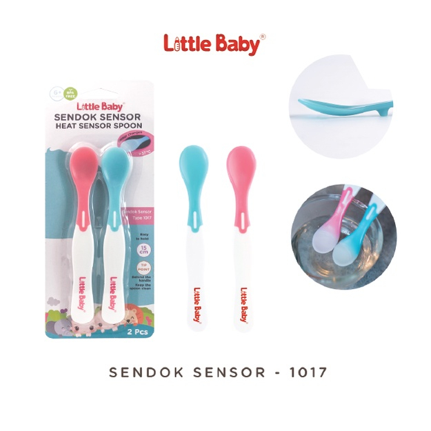 Little Baby - Sendok MPASI bayi ada Thermal Sensor suhu SS1017