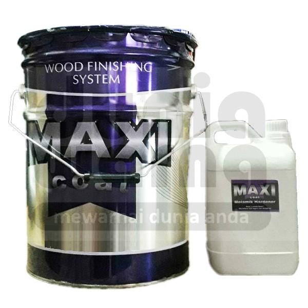 MAXI Melamine/Melamin Sanding/Sending Sealer/Clear Gloss/Kilap Dof/Doff/Matt/Matte Pail - 20 Kg Set