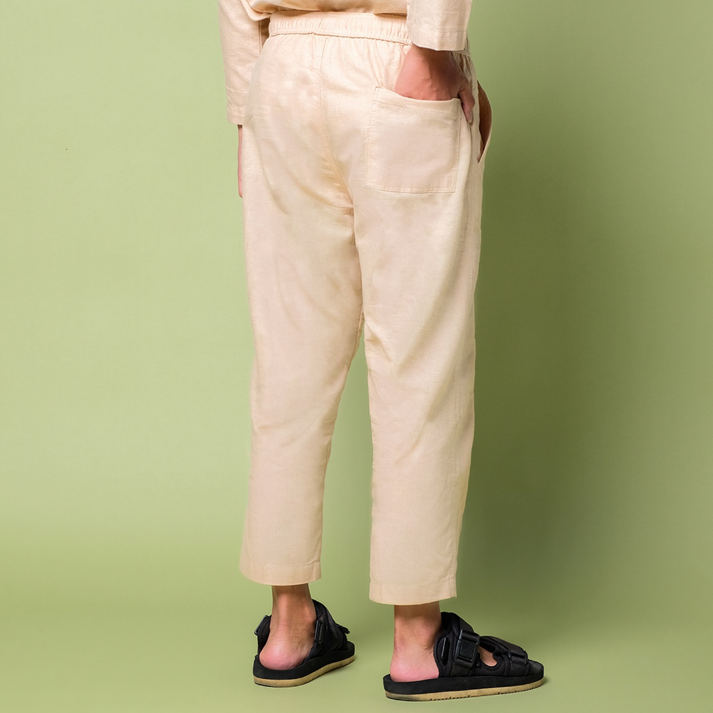 Orca Celana Panjang Maheer Ankle Pants Almond Tan