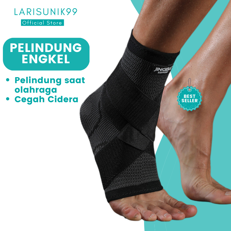 Deker Pelindung Pergelangan Kaki Tumit Ankle Support Brace Protection Anti Lecet Cidera Aksesoris Olahraga Fitness Perlengkapan Gym Pria Wanita Dekker Angkle Engkel Wrap Support Lp Untuk Kaki Cidera Premium 2023