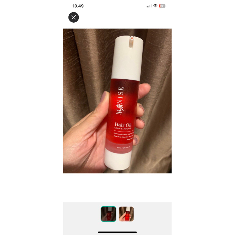 manise hair oil prelove