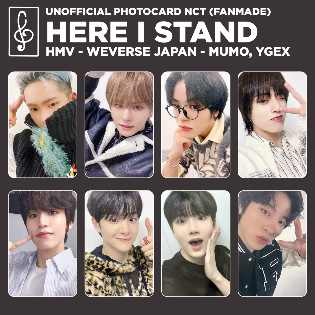 [REPLIKA TREASURE] PHOTOCARD HERE I STAND UNOFFICIAL