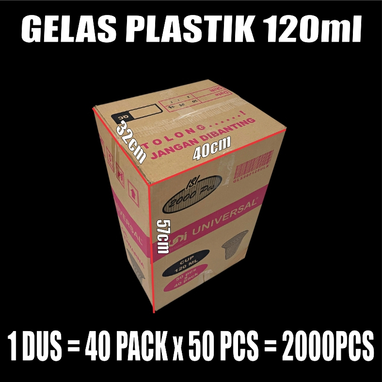 Gelas Plastik 120ml Per Pack Cup Ice Cream Es krim Jasuke Tahan Panas