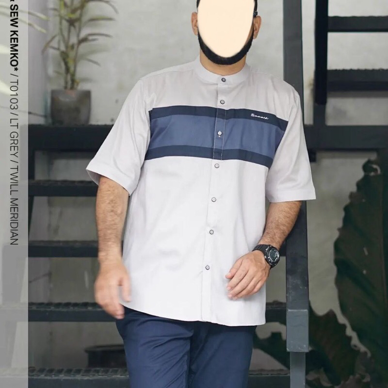 Samase Cut & Sew Kemko T-010, Lt Grey, Twill Meridian