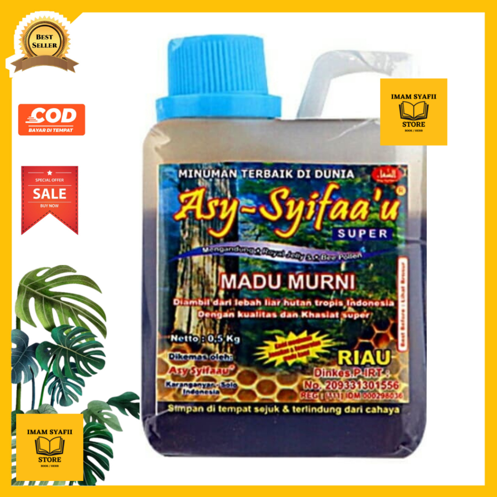 

Madu Asy Syifaau RIAU 500gr Madu Murni Asy-Syifaa'u