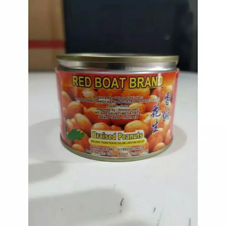 

kacang tanah redboat 170gr Per 1 kaleng