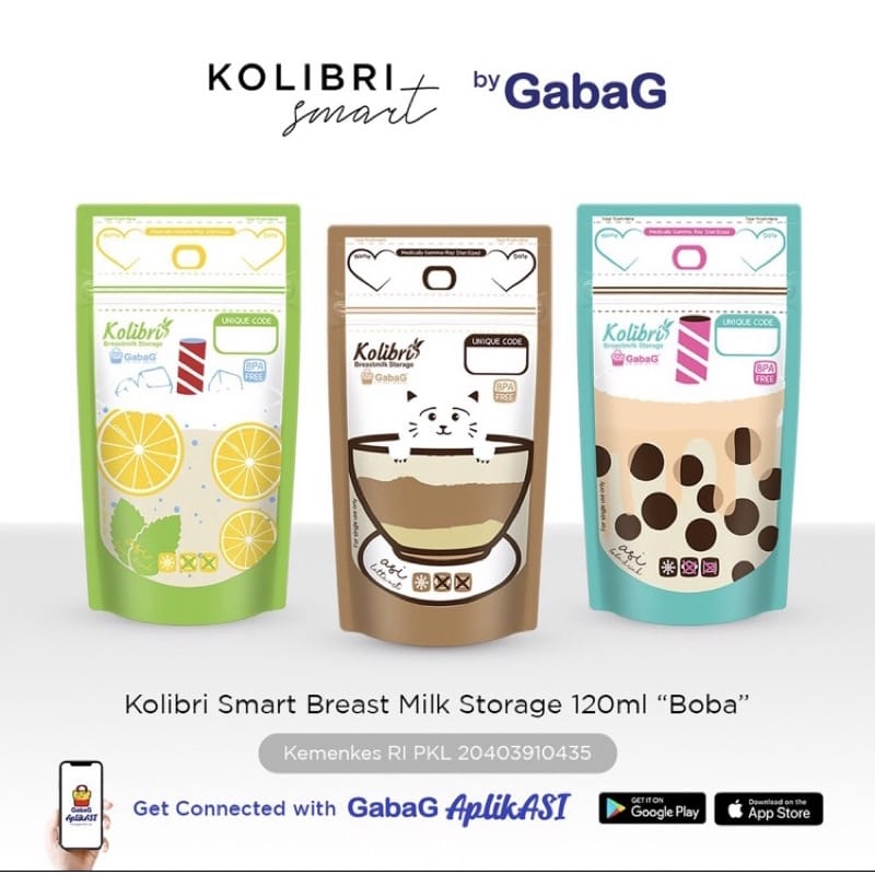 Gabag - Kantong Asi Kolibri Classic 120 ml