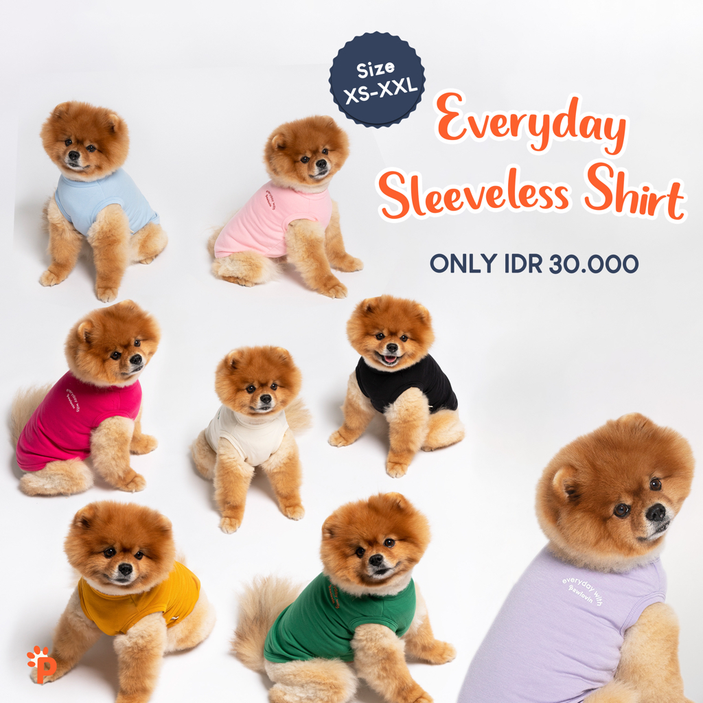 Pawlovin - Baju Kucing &amp; Anjing Everyday Sleeveless Top