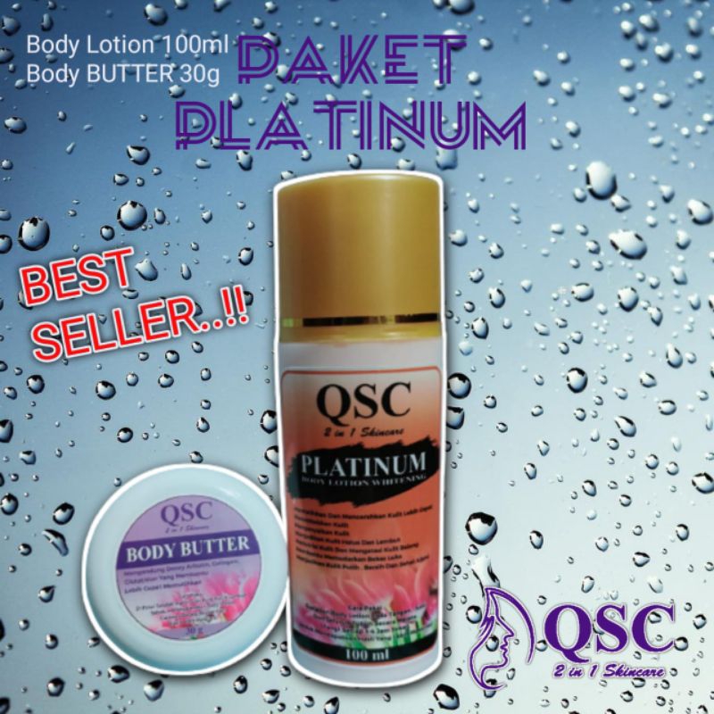 QSC 2 in 1 platinum body lotion