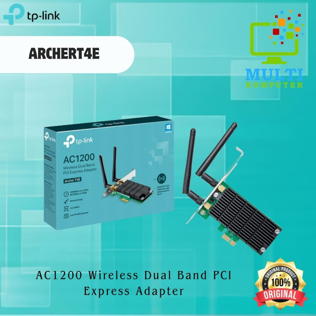 Tp-Link Archer T4E AC1200 Wireless Dual Band PCI Express Adapter