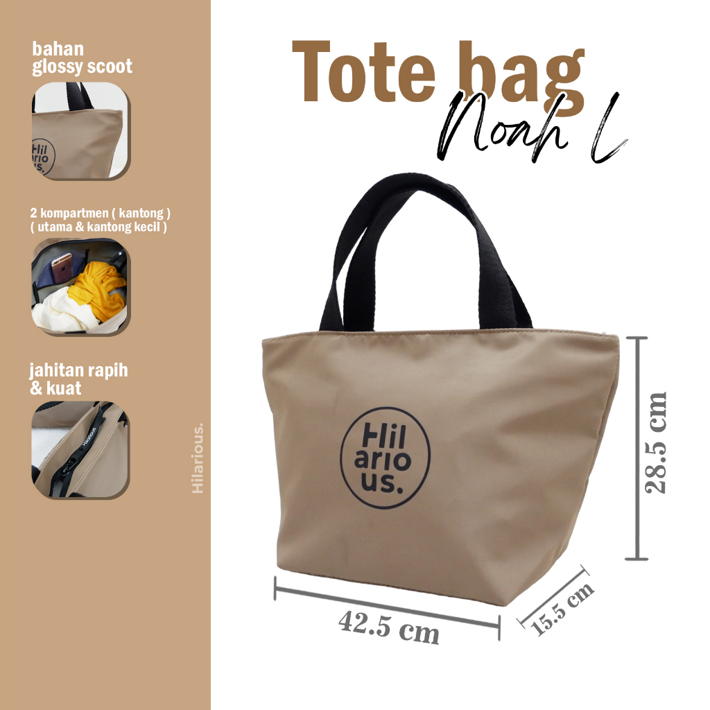 365 Bag Selempang / Tas Bahu / Tas Tenteng / Totebag Noah L HILARIOUS