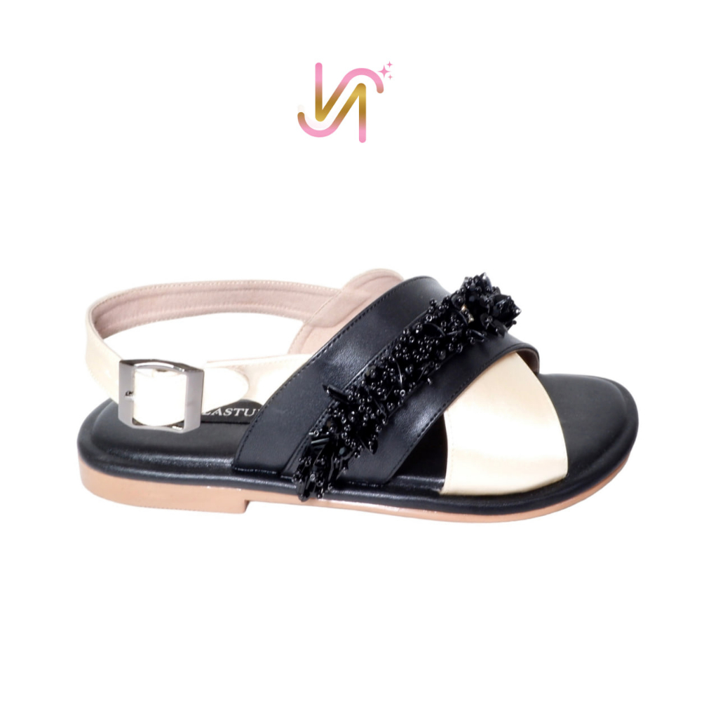 Nadilastuff Signature Raya collection Rayline Sandal Flat Wanita Premium