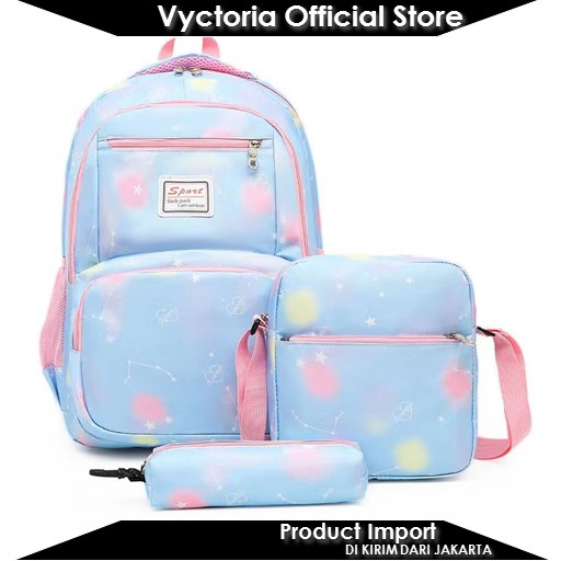 (COD) Vyctoria VOS1997 Tas Ransel Fashion Wanita Cantik 3in1 Import Promo JTF1997 1997