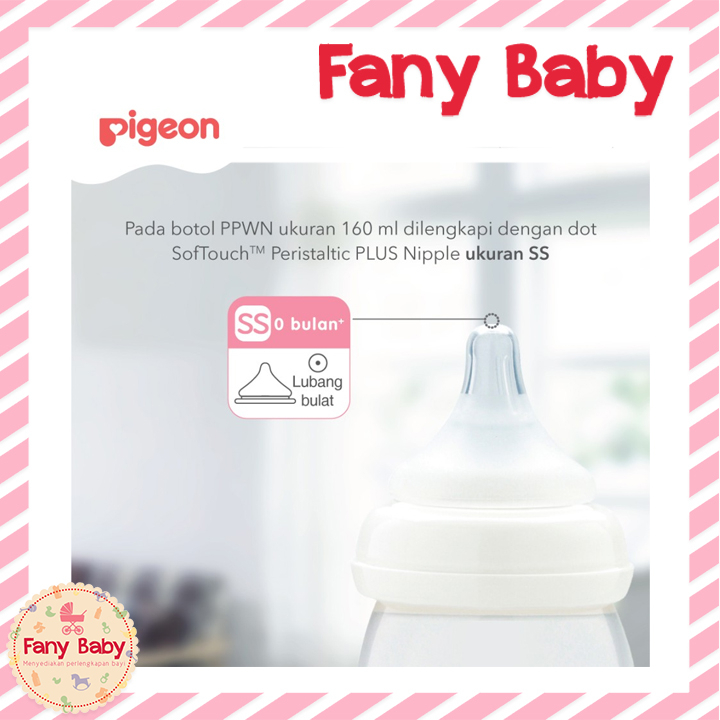 PIGEON BOTTLE PP WIDE NECK 160ML