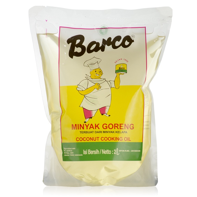 

Bisa COD Minyak Goreng Kelapa Barco Kemasan 2 Liter expired panjang
